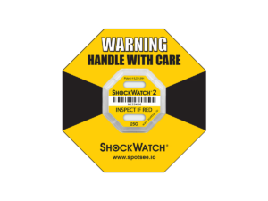 ShockWatch 2 Indicator & Ring Label - 25G (Yellow)