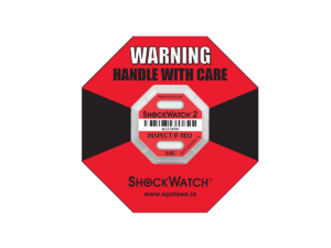 ShockWatch 2 Indicator & Ring Label – 50G (Red)